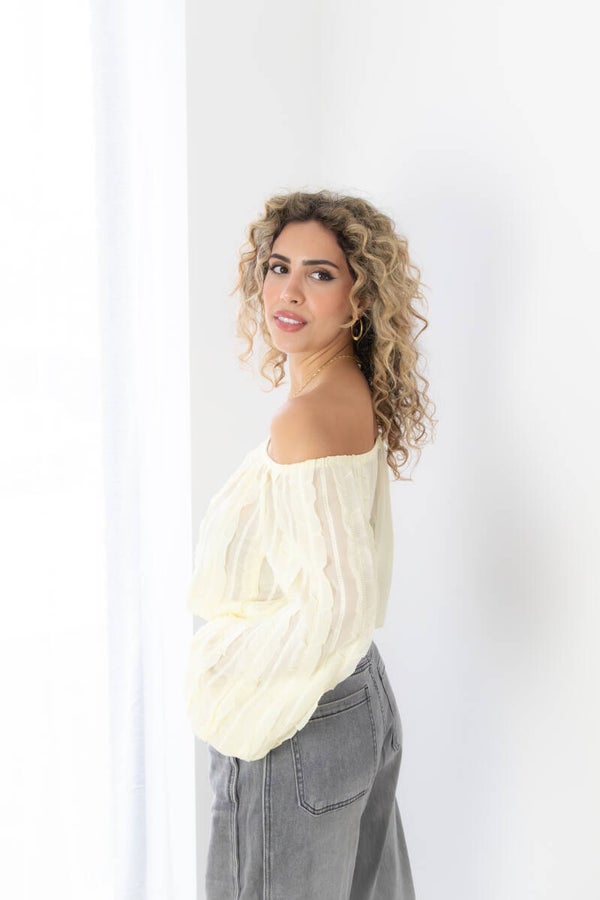 Off shoulder top