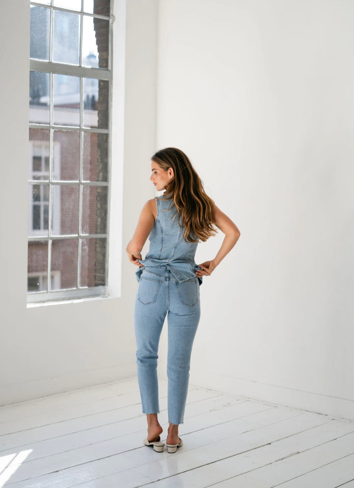 Redial Mom Jeans light Blue Stretch